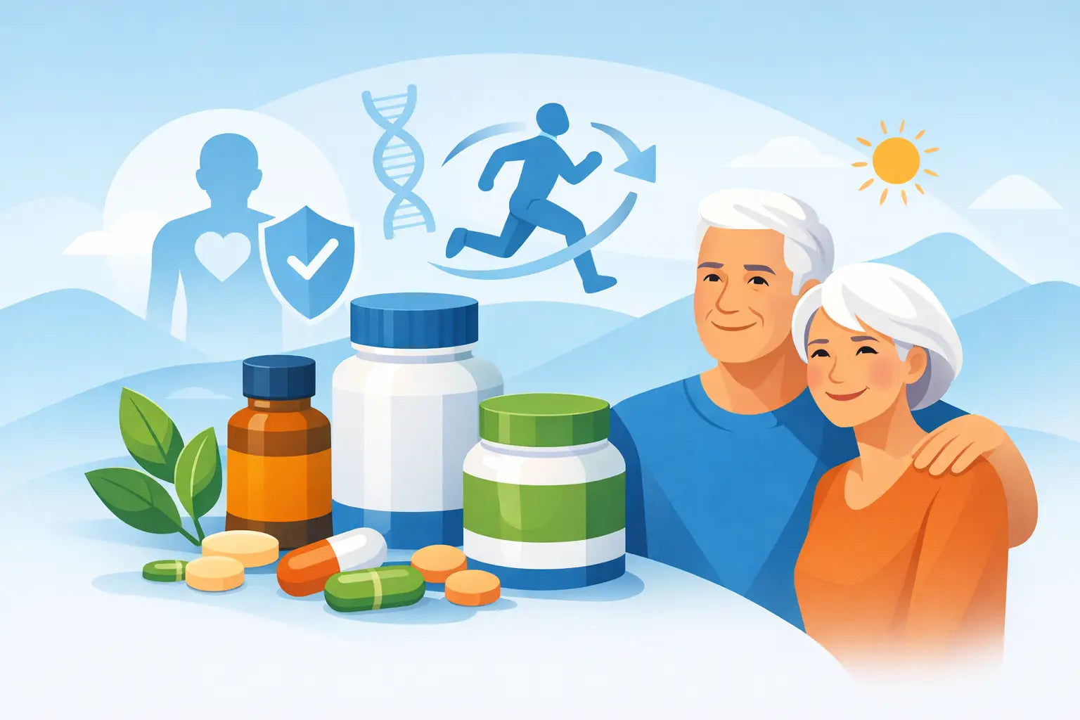 Best Supplements for Healthy Aging Energy